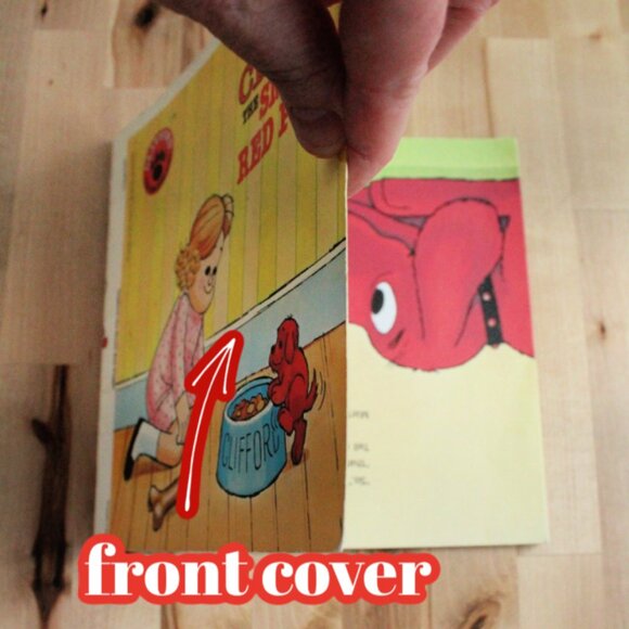 Rare Find! Vintage  MISPRINT Clifford the Small Red Puppy Paperback Book 1972 - Picture 2 of 4